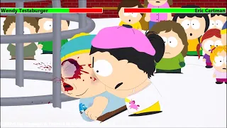 Wendy Testaburger vs. Eric Cartman with healthbars