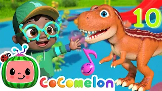 🦖  Count 10 Little Dinosaurs with Cody 🦖 | Cocomelon | Educational Video For Kids