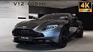 New 2022 Aston Martin V12 600 hp -Brutal sound,Exterior and Interior 4K