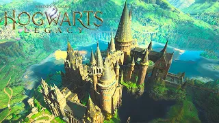 Relaxing Tour in Hogwarts Castle (Hogwarts Legacy Ambience & Music) | [4K HD] - DLSS Quality