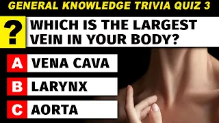 Mixed Knowledge Quiz About Everything | General Knowledge Test | Daily Trivia Quiz 3