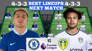 CHELSEA VS LEEDS HEAD TO HEAD POTENTIAL STARTING LINEUPS | ENGLISH PREMIER LEAGUE| ROUND 26