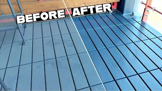 How to EASY Clean IKEA Runnen Deck Tiles