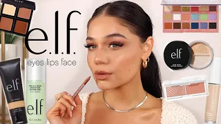 FULL FACE USING ONLY ELF MAKEUP | Blissfulbrii