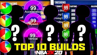 The Top 10 Best Builds In NBA 2K20! Most OverPowered Broken Archetypes!!