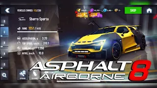 Asphalt 8 my garage after 4 years