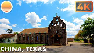 🇺🇸[4K] China, Texas! 🚘 Drive with me through a small Texas town!