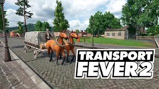 Transport Fever 2 - Первый смотр, поставка еды! #1