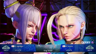 Street Fighter 6 - mago2dgod (Juri) vs Kazunoko (Cammy) SF6 Ranked Match