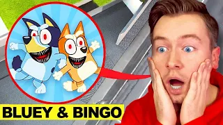 DROHNE überwacht BLUEY und BINGO in REAL LIFE...😱