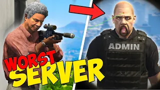 BANNED from the WORST FiveM Server (GTA RP Trolling)