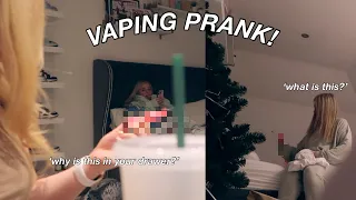 VAPE PRANK on my mum and sister.. *im in trouble*