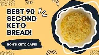 Best 90 Second Almond Flour Keto Bread Recipe Made in a Mug! │ Ron’s Keto Café!