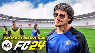 JOGANDO O NOVO MODO CARREIRA JOGADOR DO EAFC 24 !!!