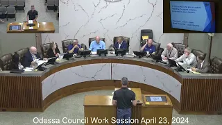 Odessa Council Work Session April 23, 2024