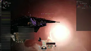 EVE ONLINE: When A Titan Jumps instead of bridges xD