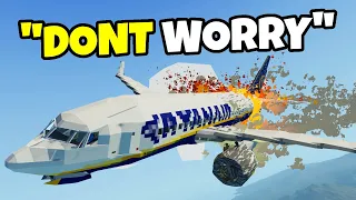 I Flew a Ryanair Flight In Stormworks and it was CRAZY!