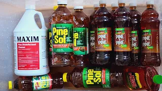 Sponge Squeezing 6 Bottles PINE-o-PINE | All My Favorite Cleaners