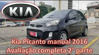 kia Picanto manual 2016 avaliação completa 2° parte