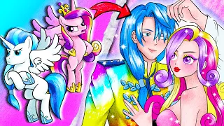 My Little Pony Couple Love Story  | 마이 리틀 포니 커플 러브 스토리 | 재미있는 스톱 모션 만화 | Annie Korea