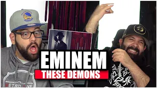 WHAT RHYMES WITH PARIAH?!! Eminem - These Demons Feat. MAJ *REACTION!!
