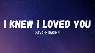 Savage Garden - I Knew I Loved You | Instrumental | Lyrics