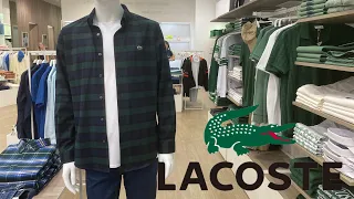 LACOSTE new men's shirts and shoes