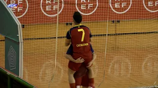 Resum Catalunya sub 19 masculina - Galícia (Semifinal Campionat d'Espanya Futbol Sala)