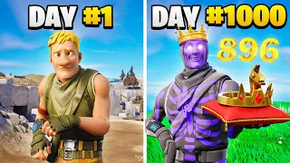 I Played Fortnite for 1000 Days