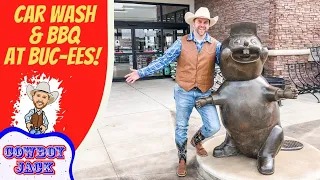 Car Wash Fun at Buc-ees | Cowboy Jack