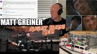 Drum Teacher Reacts: August Burns Red – Defender (MATT GREINER Drum Playthrough)