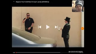 Magician tries to sell weed to Cop