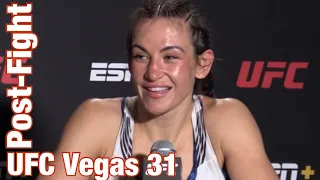 Miesha Tate’s TRIUMPHANT Return “This is My Moment” | UFC Vegas 31 Post