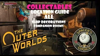 The Outer Worlds Collectables - Location Guide - All Companion Room Decorations (Pick'Ups)