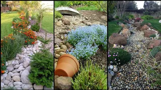 51 super easy dry river bed landscaping ideas to try in 2k21 | amazing garden ideas