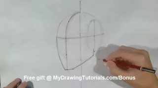 How To Draw The Head From Any Angles - Drawing The Human Head In 3/4 View