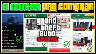 5 coisas pra comprar no GTA Online e Ficar Bilionário !!!