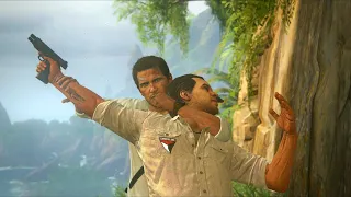 Uncharted 4 Remastered - Agressive Stealth Kills ! ISLAND JUNGLE | LIBERTALIA, Ps5 4k