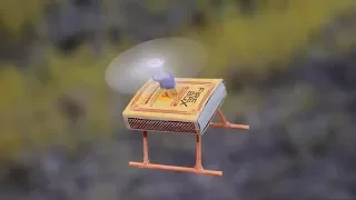 How to make toy Helicopter using matchbox