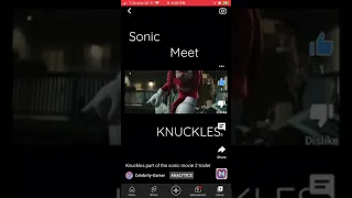 Knuckles part from the Sonic Movie 2 trailer