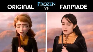 THE NEXT RIGHT THING (Movie VS FanMade - Side by Side Comparison) ★ FROZEN 2 in REAL LIFE COVER