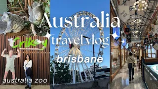 Australia travel vlog 🇦🇺 trip to Brisbane, visiting Australia Zoo