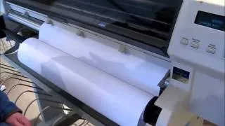 DesignJet 750 / DesignJet 755 repair- Loading paper roll