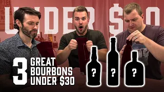 3 Great Bourbons Under $30