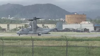 Osprey taking off runway 30 of Ponce