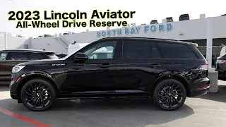 Tour the 2023 Lincoln Aviator, a 3-row luxury SUV