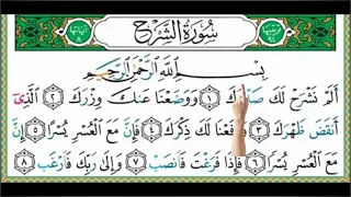 Surat /alam nashrah/ full aayat#الم نشرح/