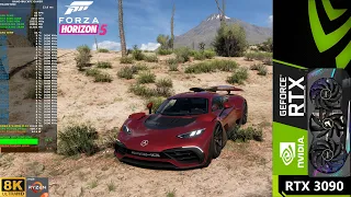 Forza Horizon 5 Ultra Settings 8k | RTX 3090 | Ryzen 9 5950X