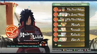 Madara Uchiha (Reanimation) vs All Hokages (Tournament)— Naruto  Ultimate Ninja STORM 4