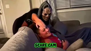 BEST SCARE CAM Priceless Reactions 2023😈#22 | Funny Videos TikTok🤣🤣 | CoCo Scare Cam |